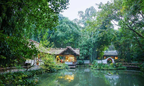 12 días Viajes de Lujo a China Parque del Pueblo de Chengdu