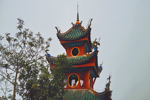 pico de la pagoda del Shibaozhai