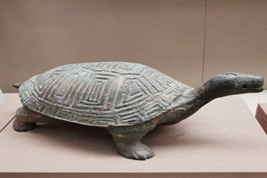 tortuga de cerámica de Museo de Dunhuang