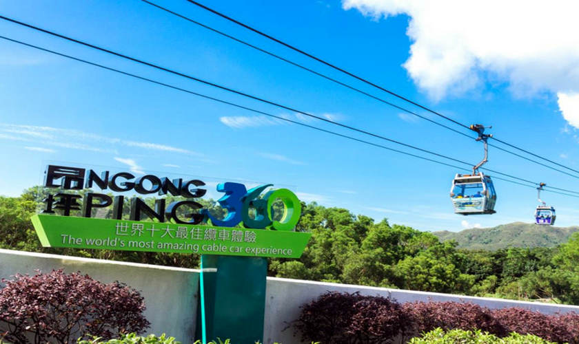 cable teleférico de Ngong Ping
