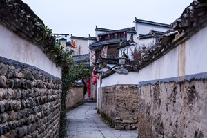 callejón de la Aldea Hongcun