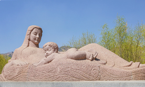 Estatua de Madre del Río Amarillo