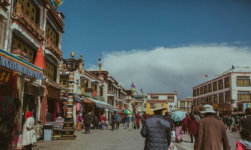 7 días Viajes al Tíbet Calle Barkhor
