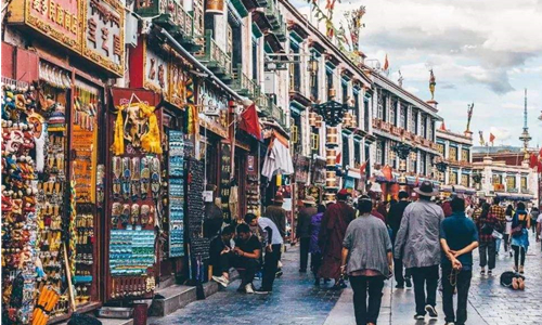 18 días Viajes al Tíbet Calle Barkhor