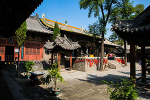 Templo de Zishou del Patio de la Familia Wang