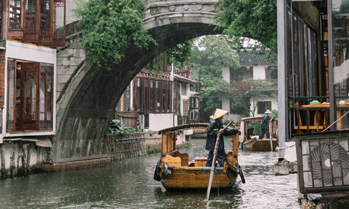 10 días Viajar por China en Tren Pueblo de Agua Zhujiajiao