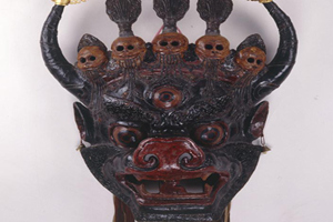 Máscara Pintada de Yamantaka del Museo de Shanghái