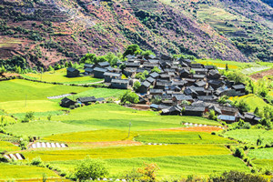 pueblo de Naxi de la Terraza de Baishui