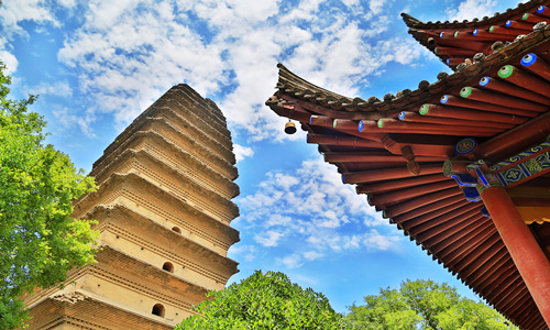 10 días Viajes de Estudiante a China Pequeña Pagoda del Ganso Salvaje