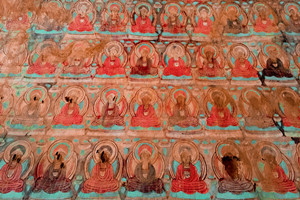 las pinturas murales de Cuevas de los Mil Budas de Bezeklik